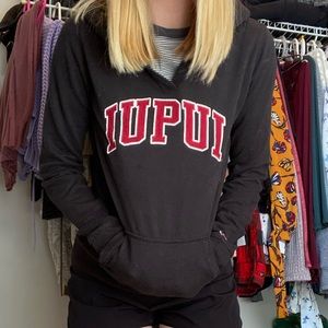 IUPUI fitted hoodie